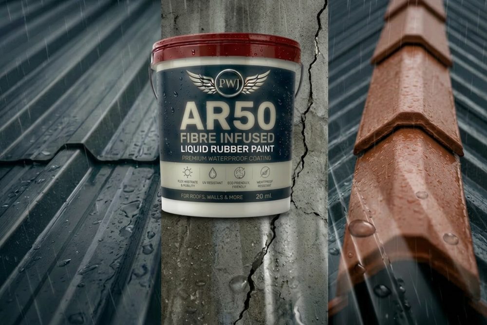 PWJ AR50 fibre infused liquid rubber paint